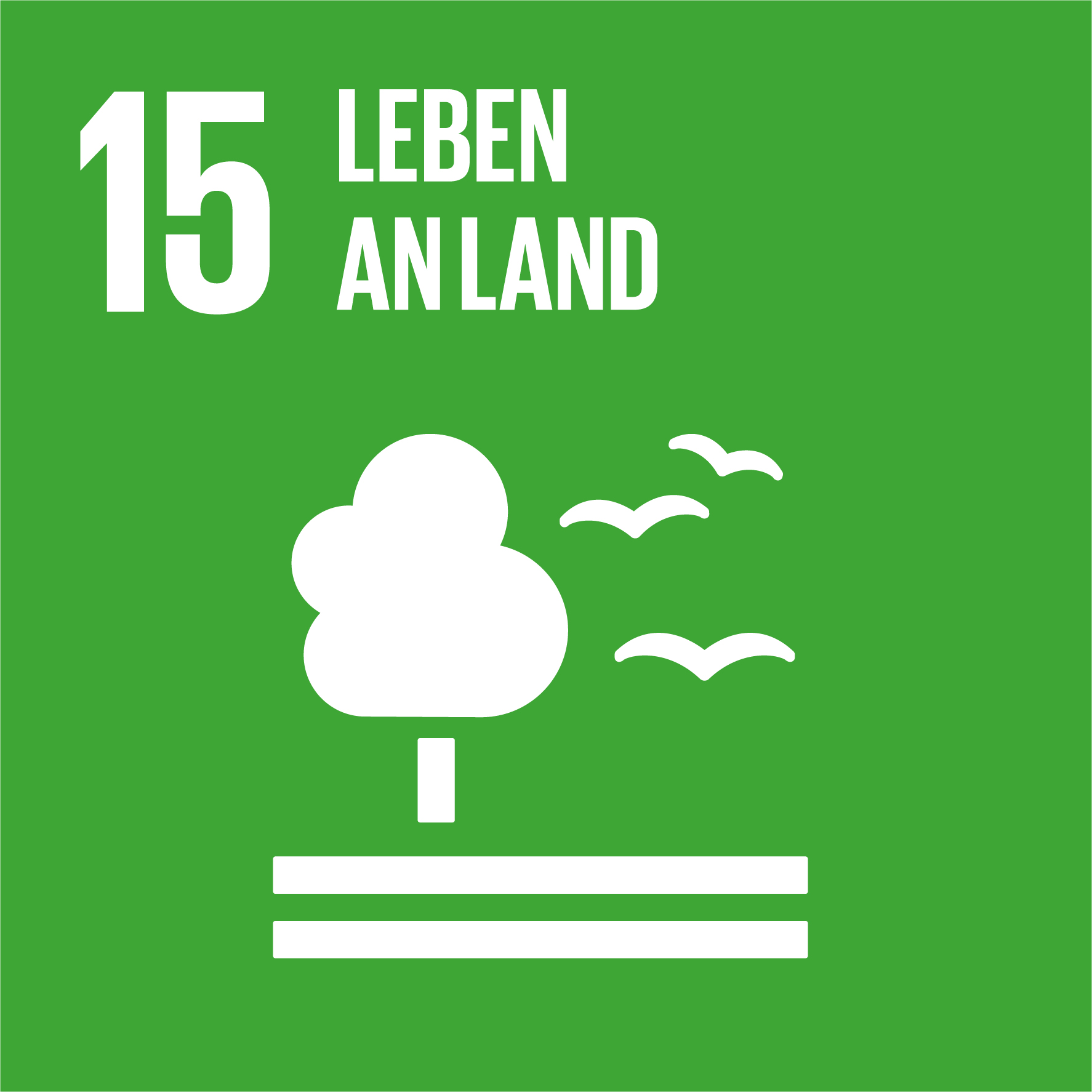 SDG 15 Icon – Leben an Land