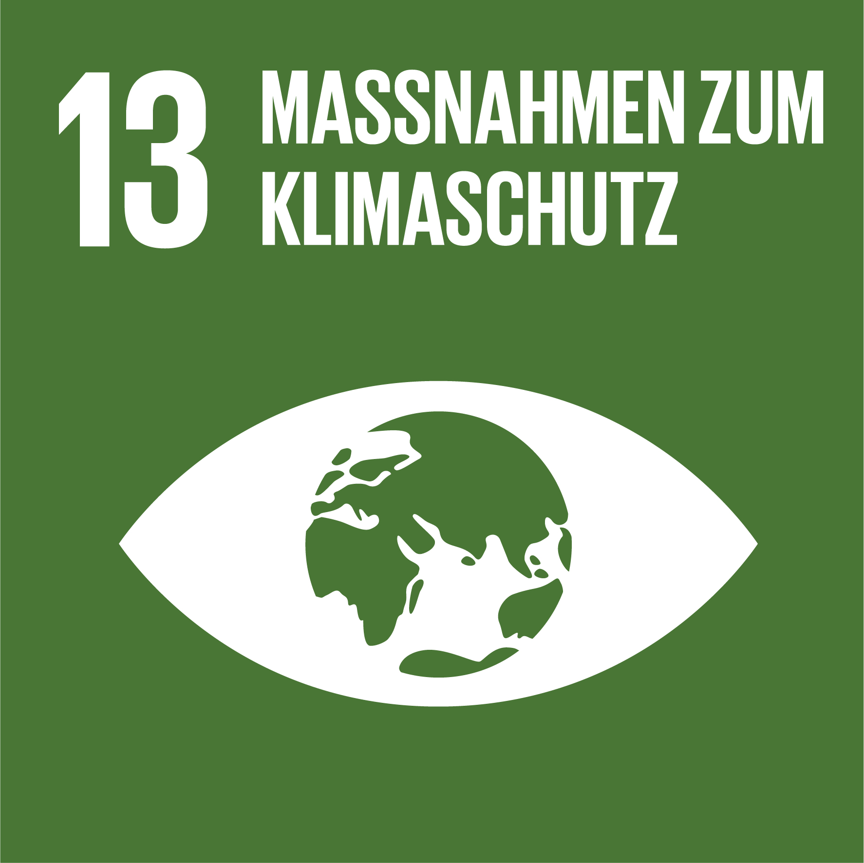 SDG 13 Icon – Maßnahmen zum Klimaschutz